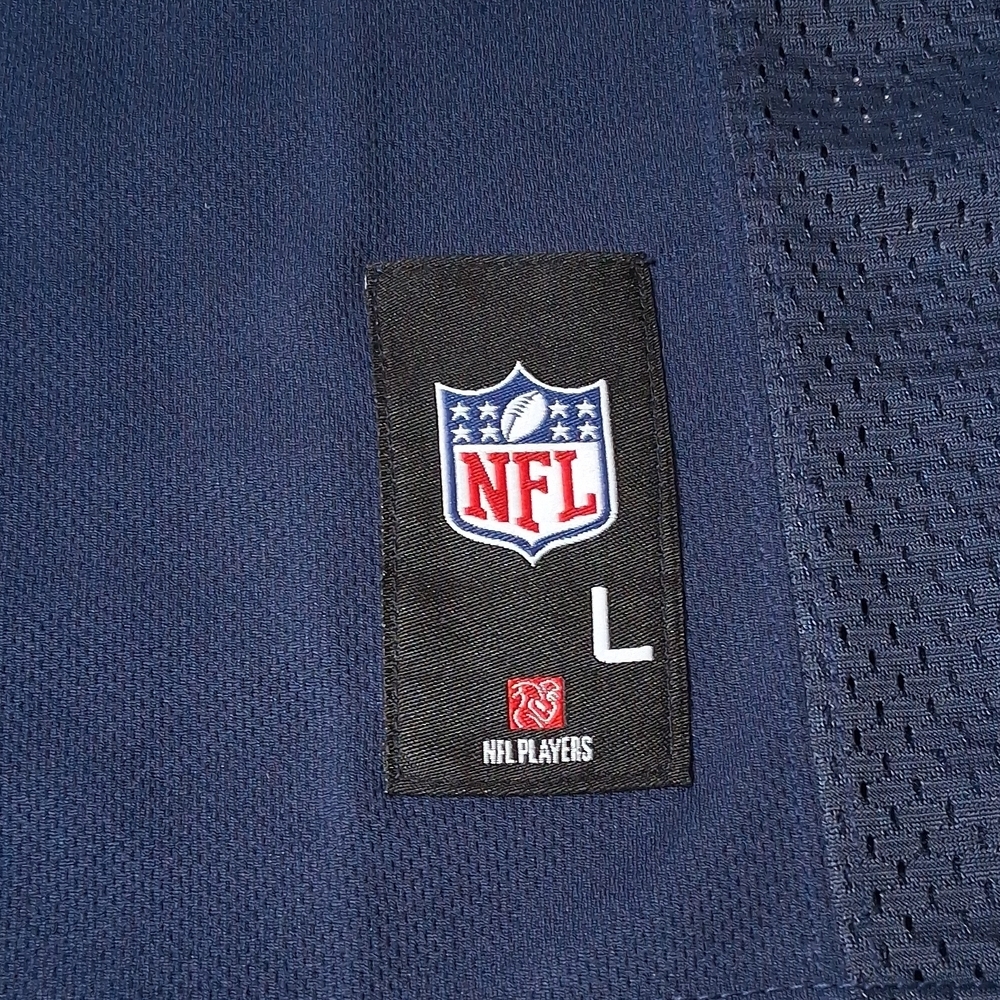 Seattle Seahawks Russell Wilson #3 Navy Short Sleeve Jersey - Picture 3 of 5